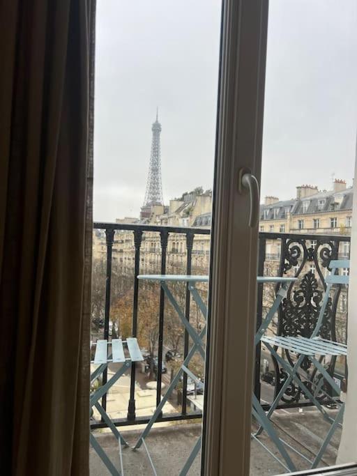 Vue Tour Eiffel Trocadero Appartamento Parigi