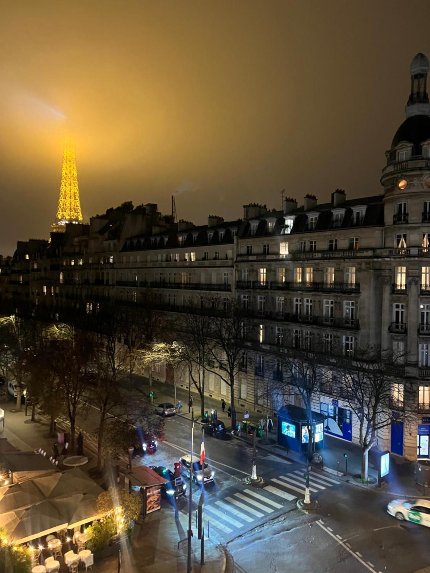 Vue Tour Eiffel Trocadero Appartamento Parigi