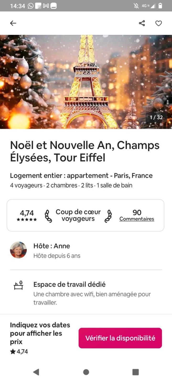 Beau Temps Aux Champs Elysees, Tour Eiffel Appartamento Parigi