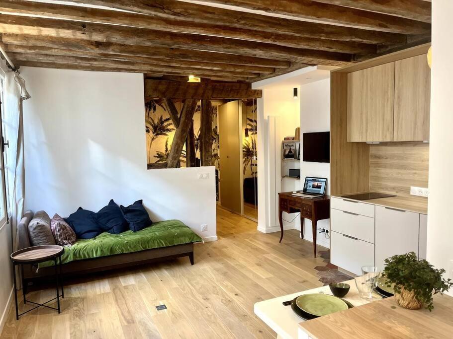 Bright 1 Bed In The Heart Of Hip Paris, Montorgueil Appartamento