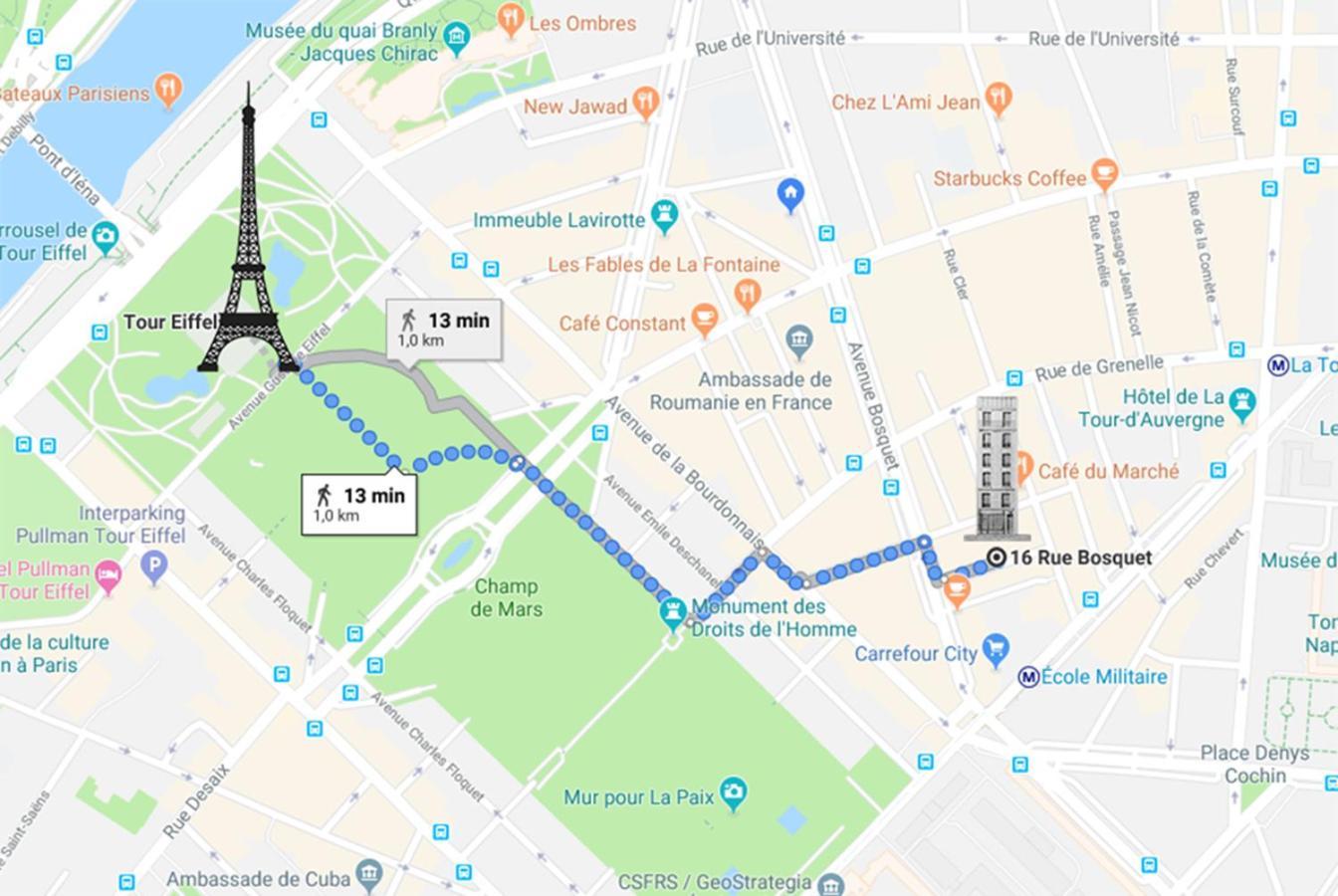 Appartamento Duplex And Private Patio At Eiffel Tower