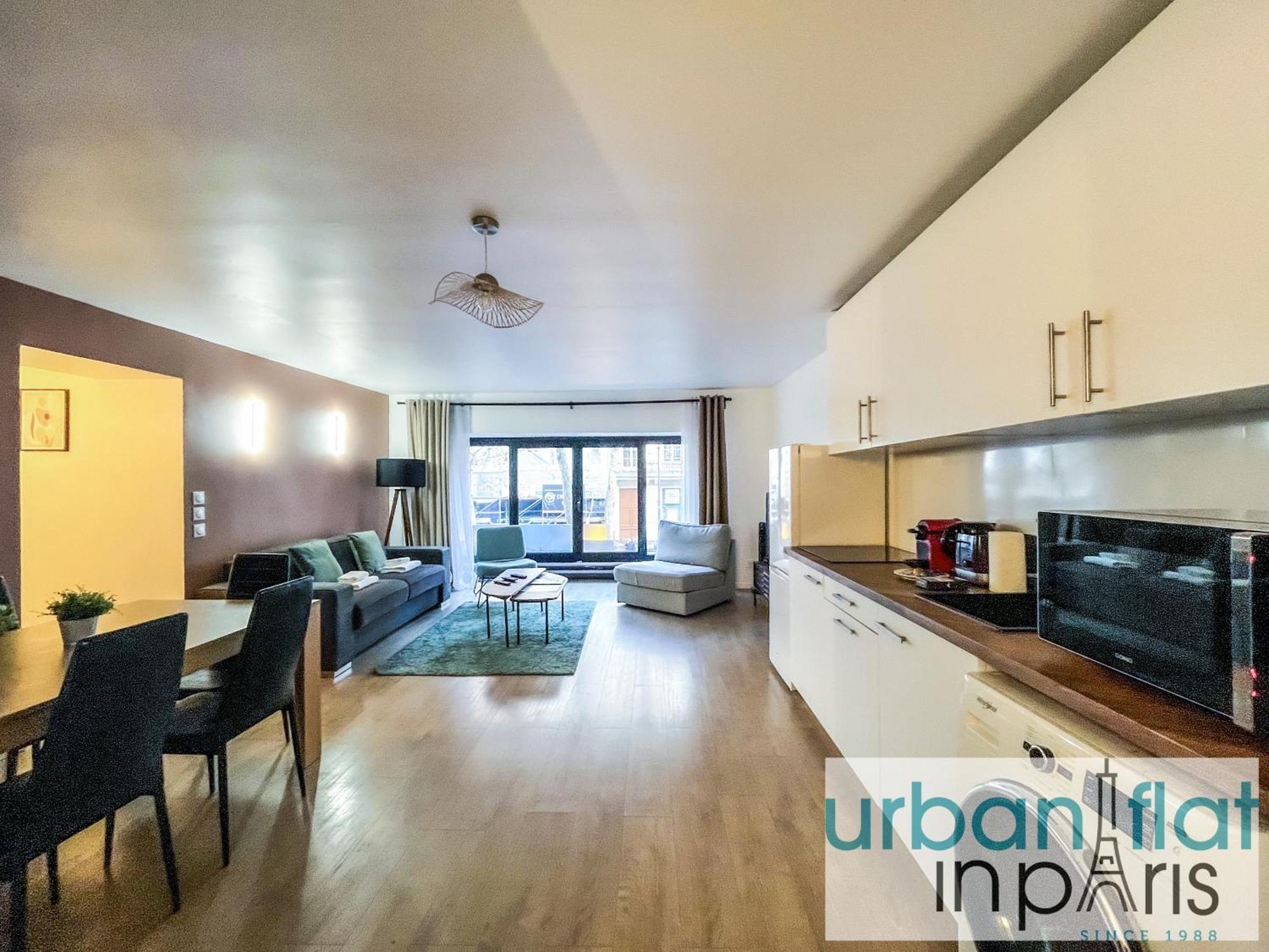 Urban Flat 194 - Spacious 3 Bedroom Montmartre Appartamento *