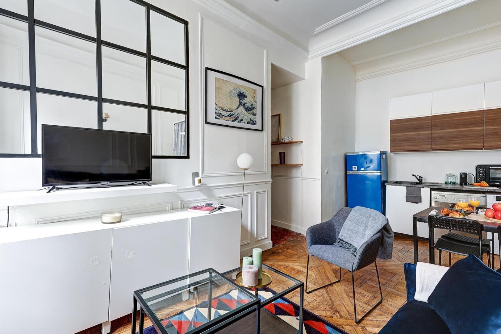 Bnbnook - Parisian Charm: 1br In Le Marais Parigi