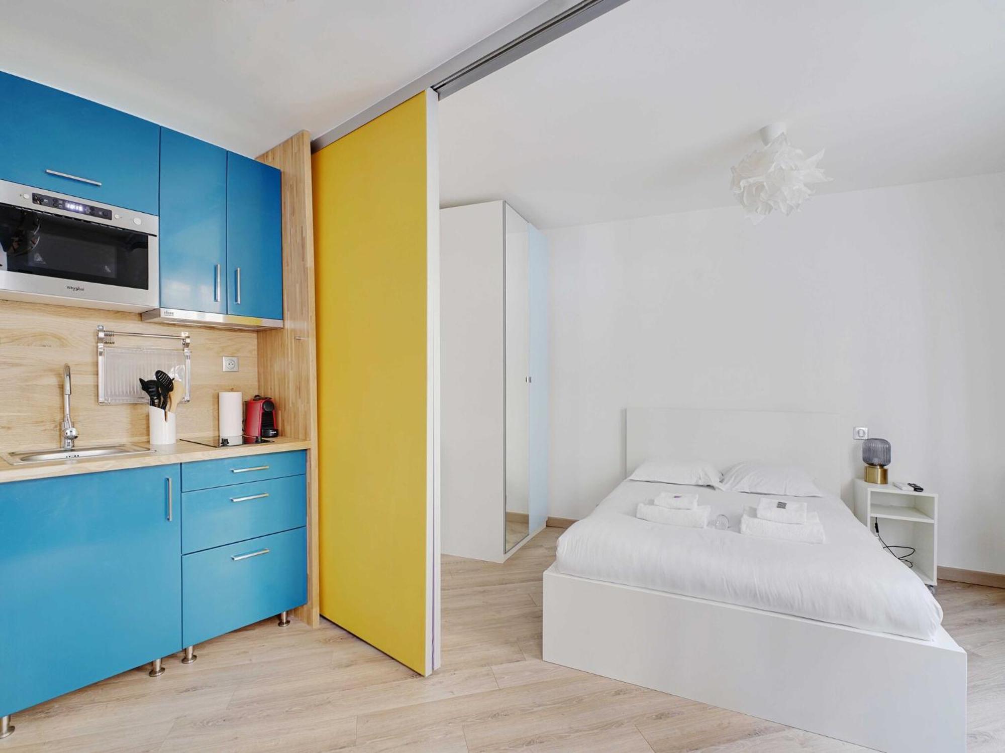Air-conditioned Aprt 1bdr 3p - Republique Holiday home *