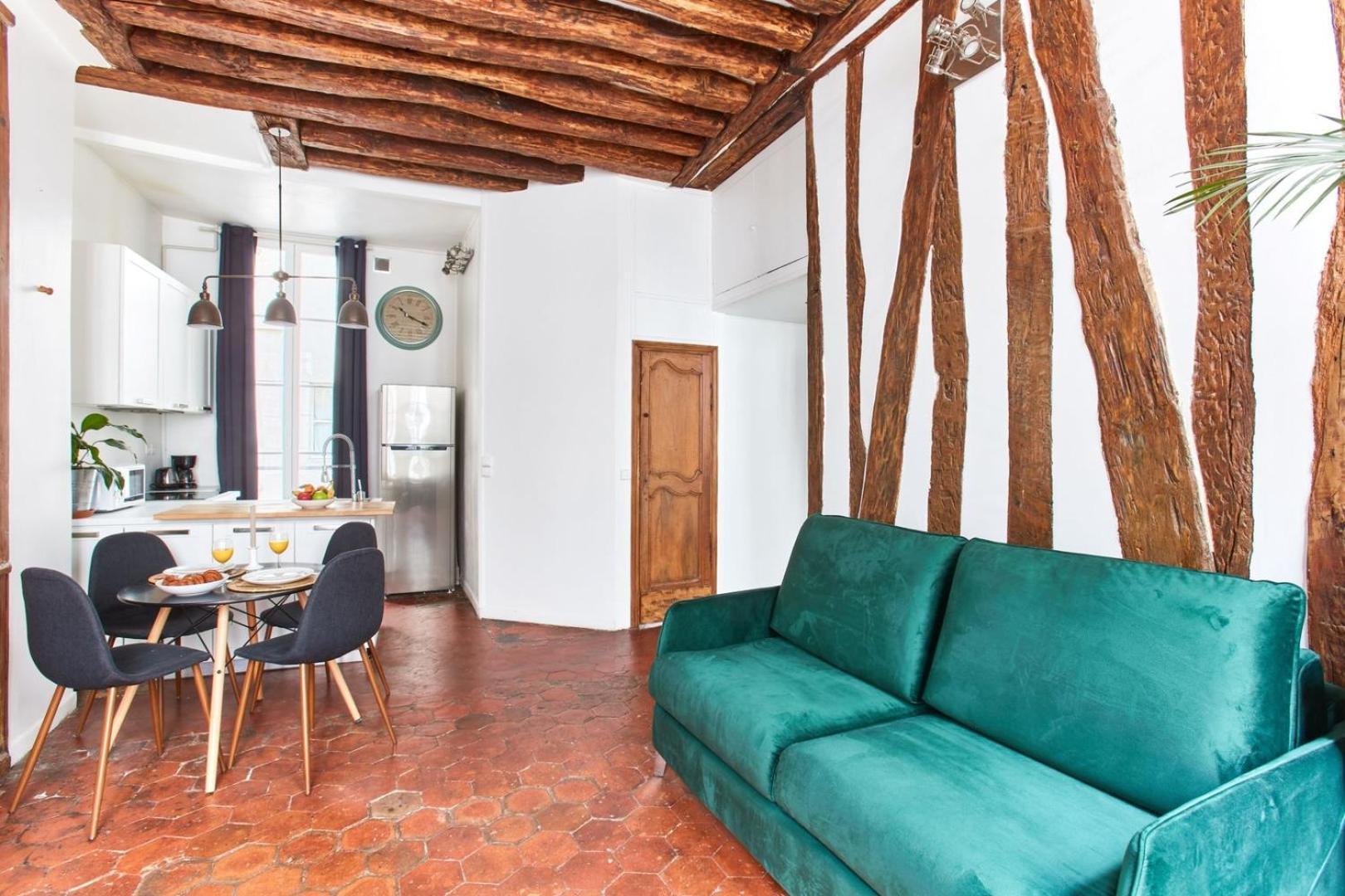 Bnbnook - Unique 1br Steps From Montorgueil Appartamento Parigi