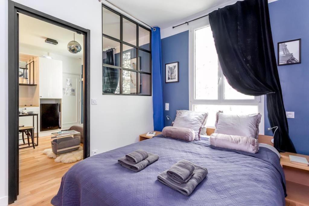 C Cozy Batignolles Apt, Metro Right At Your Doorstep *