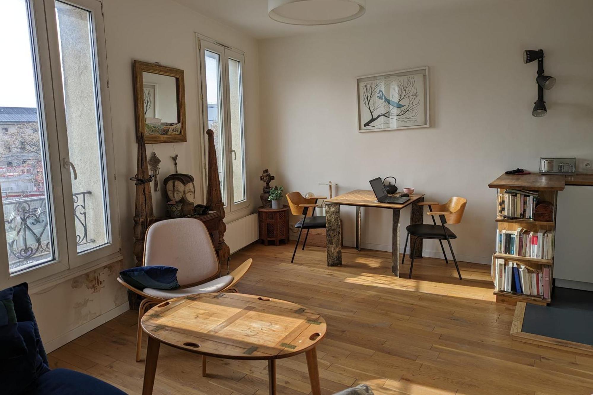 Charming T2 With Wifi In 18eme Appartamento *