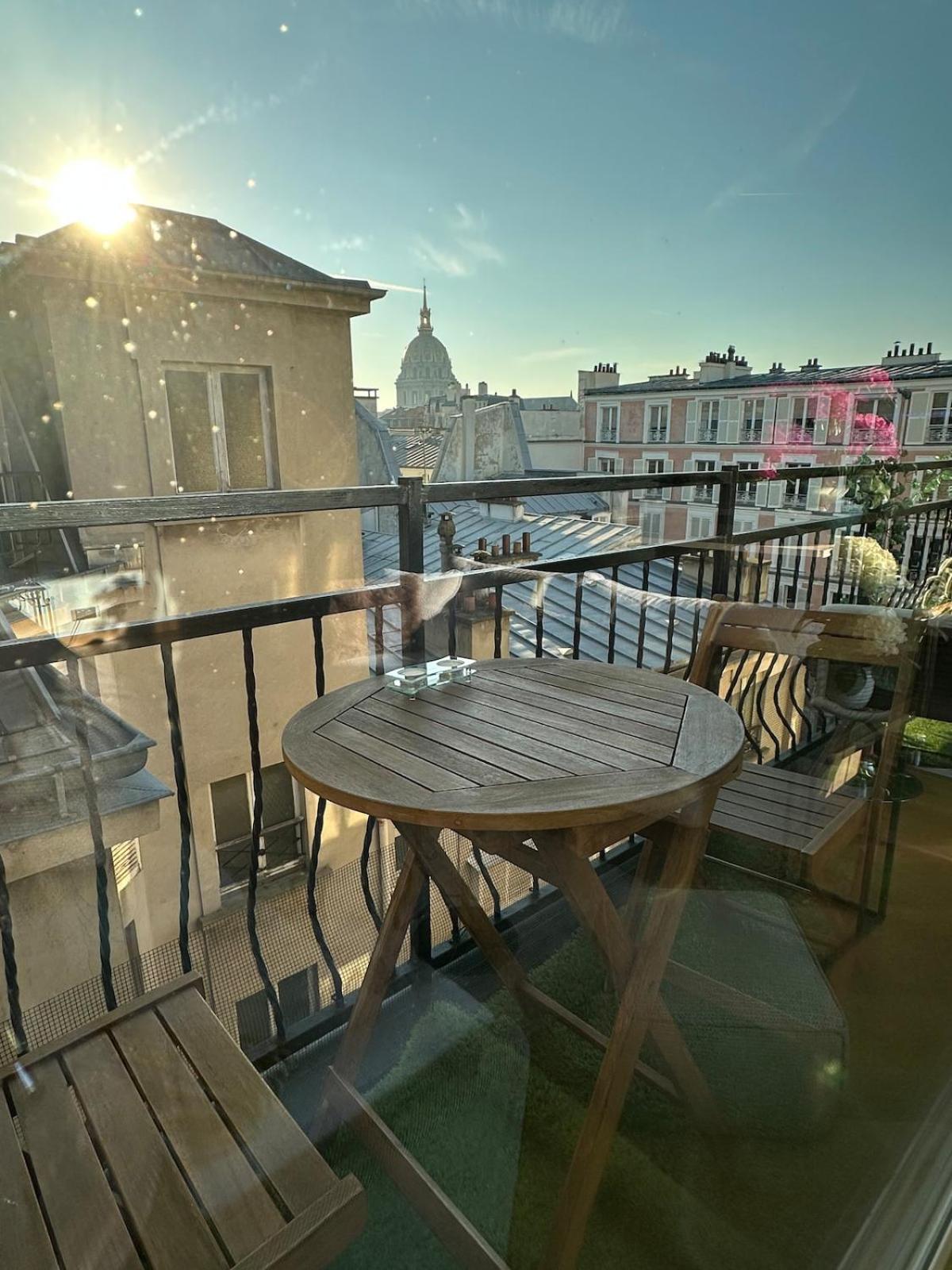Appartamento Beautiful Terrace Invalides And Fireplace