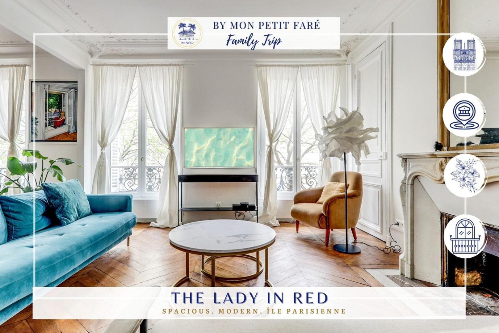 Appartamento The Lady In Red - Romantique - Bail Mobilite Parigi