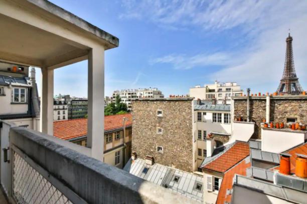 Les Toits De Rue Cler Vue Tour Eiffel Appartamento *