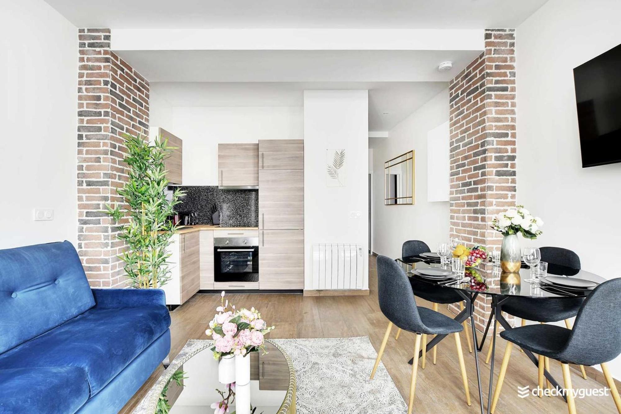 Amazing - 1br-4p - Gare Montparnasse Apartment