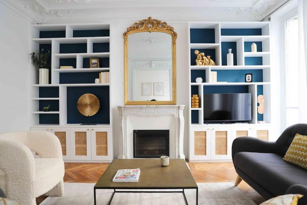 Appartamento Charming 3 Bedroom Haussmannien In 17th