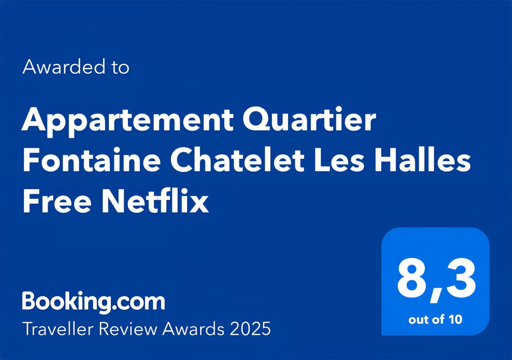 Appartamento Quartier Fontaine Chatelet Les Halles Free Netflix