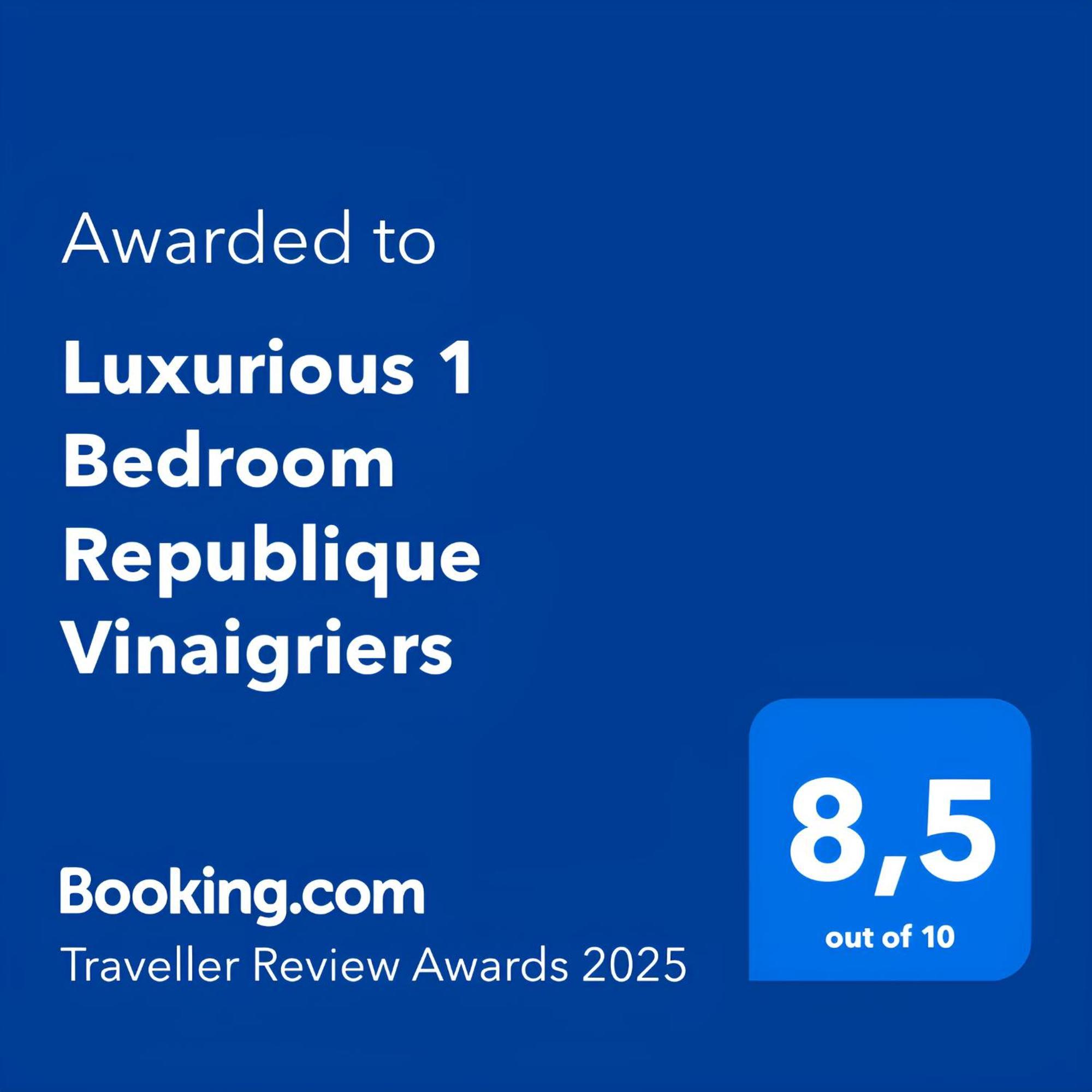 Luxurious 1 Bedroom Republique Vinaigriers Free Netflix * Parigi