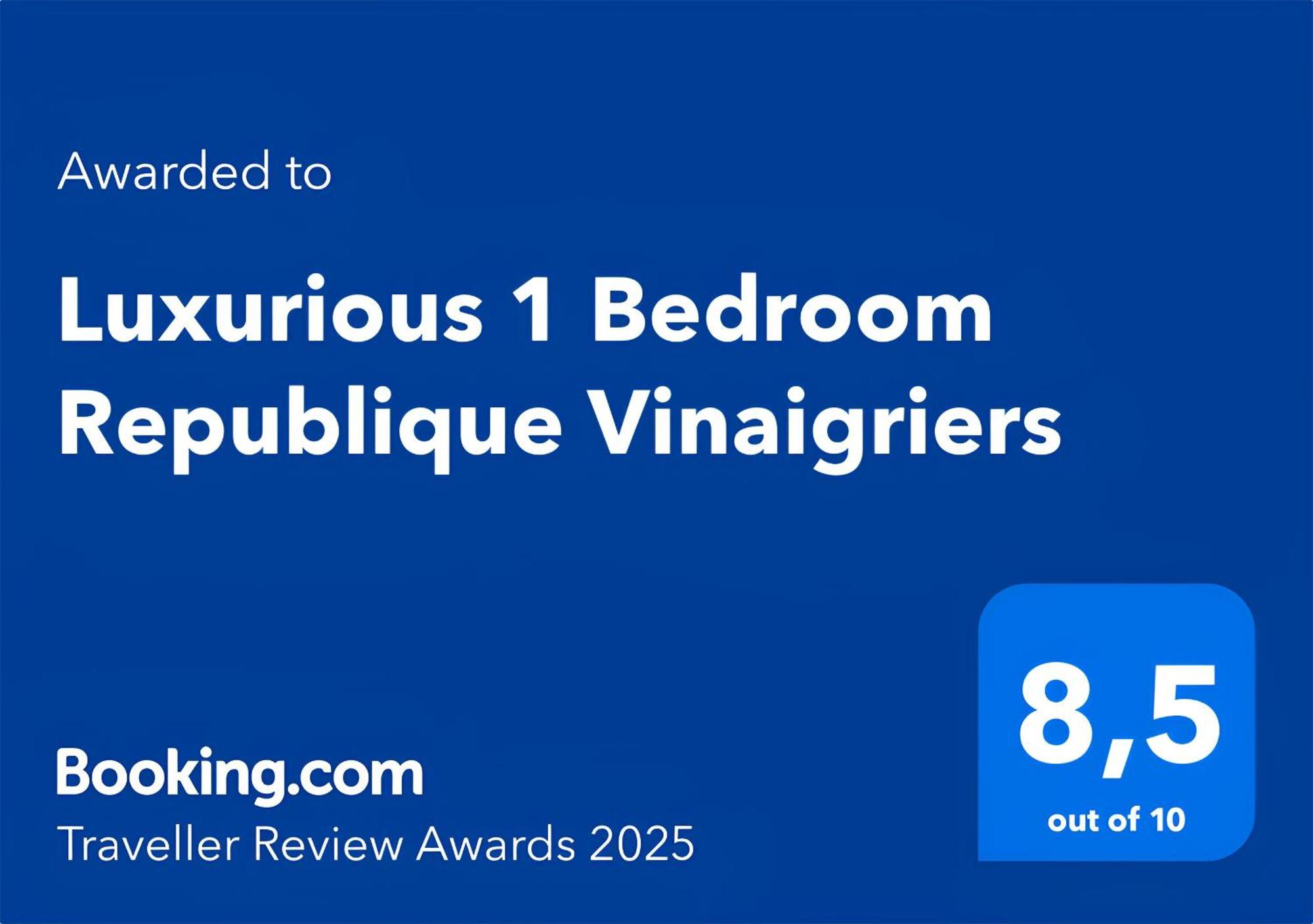 Luxurious 1 Bedroom Republique Vinaigriers Free Netflix
