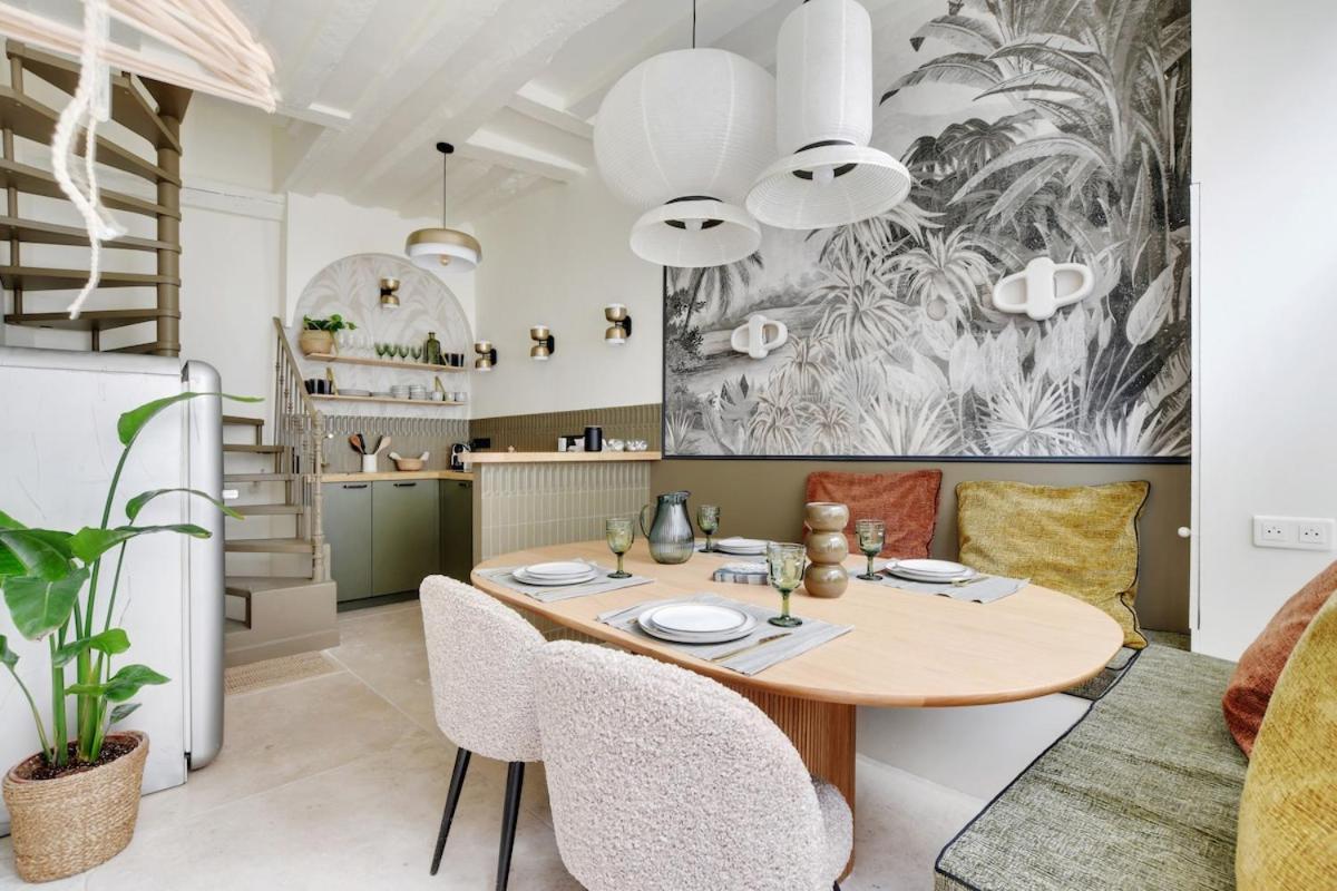 La Petite Maison Du Marais Avec Sauna Appartamento Parigi