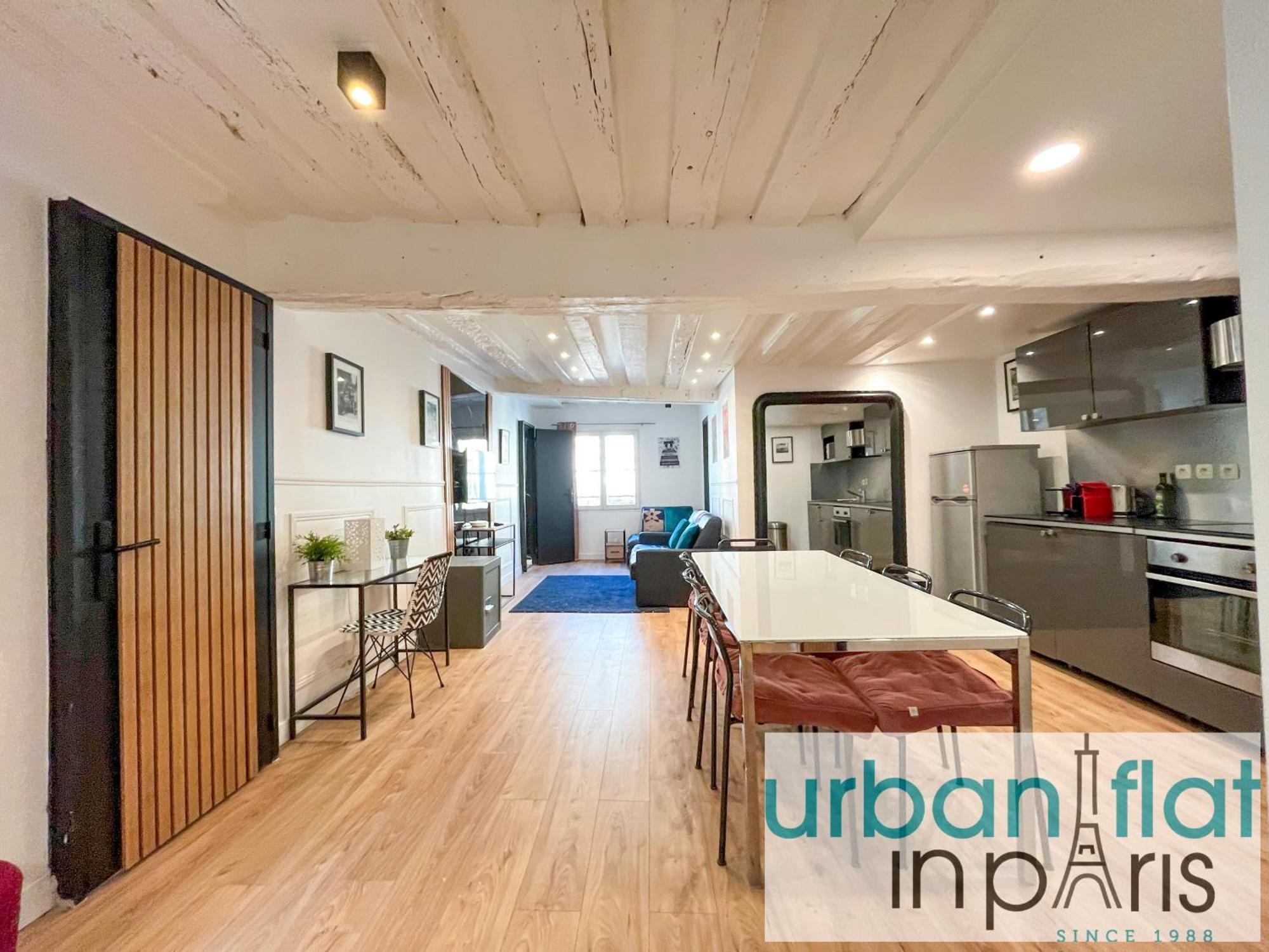 100 - Luxury 2 Bedroom - Beaubourg Marais Paris