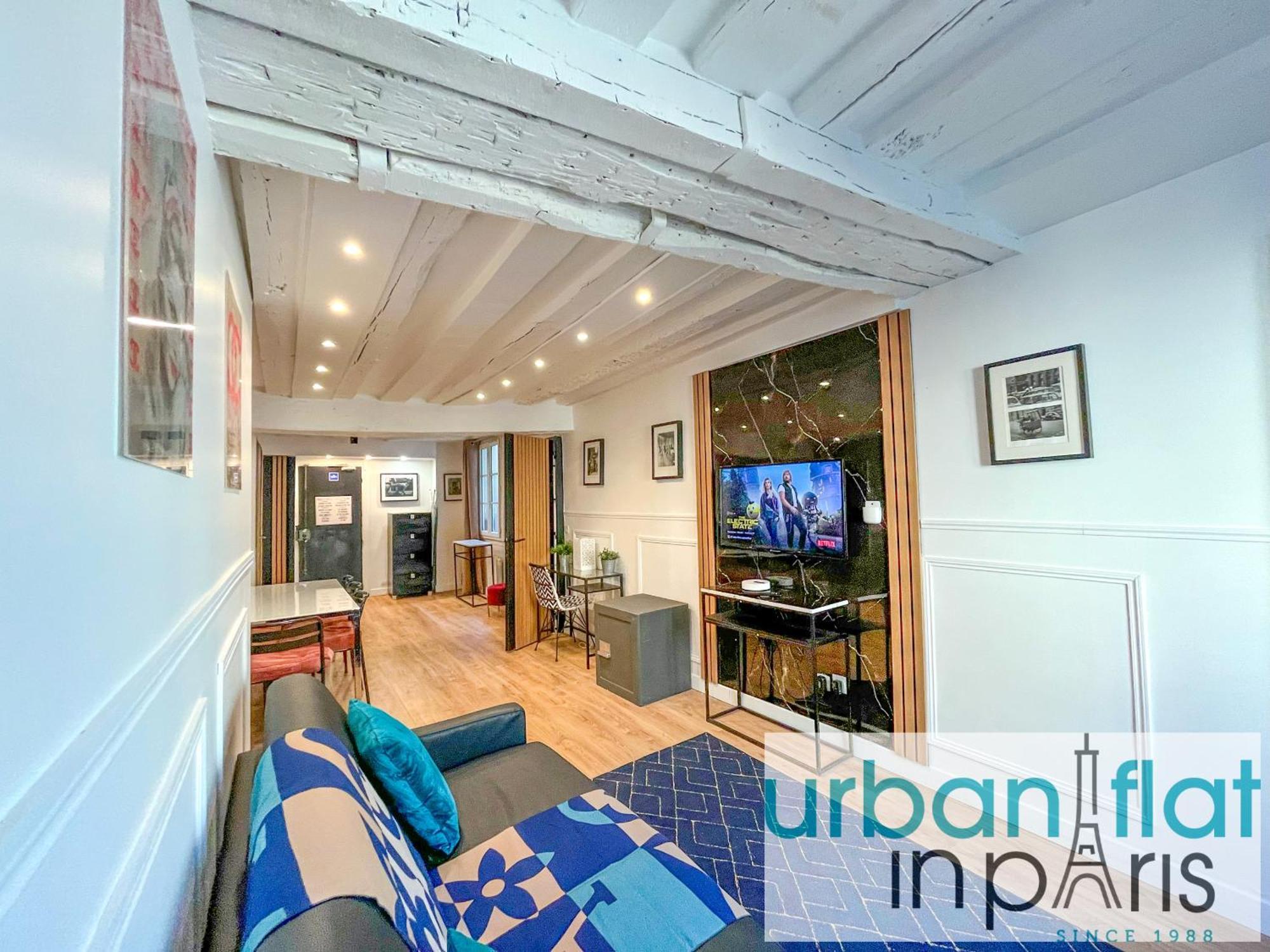 100 - Luxury 2 Bedroom - Beaubourg Marais