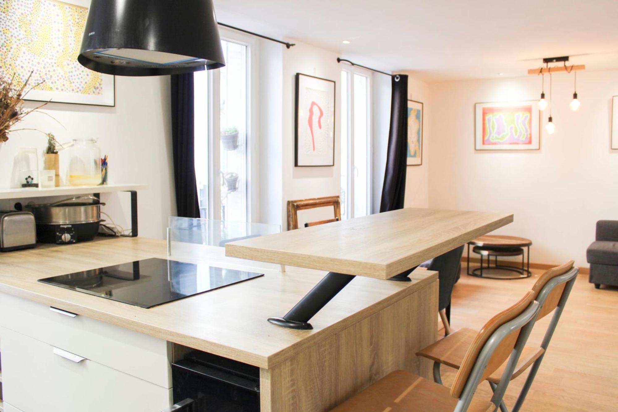 Spacious T4 With Wifi Near Bercy *