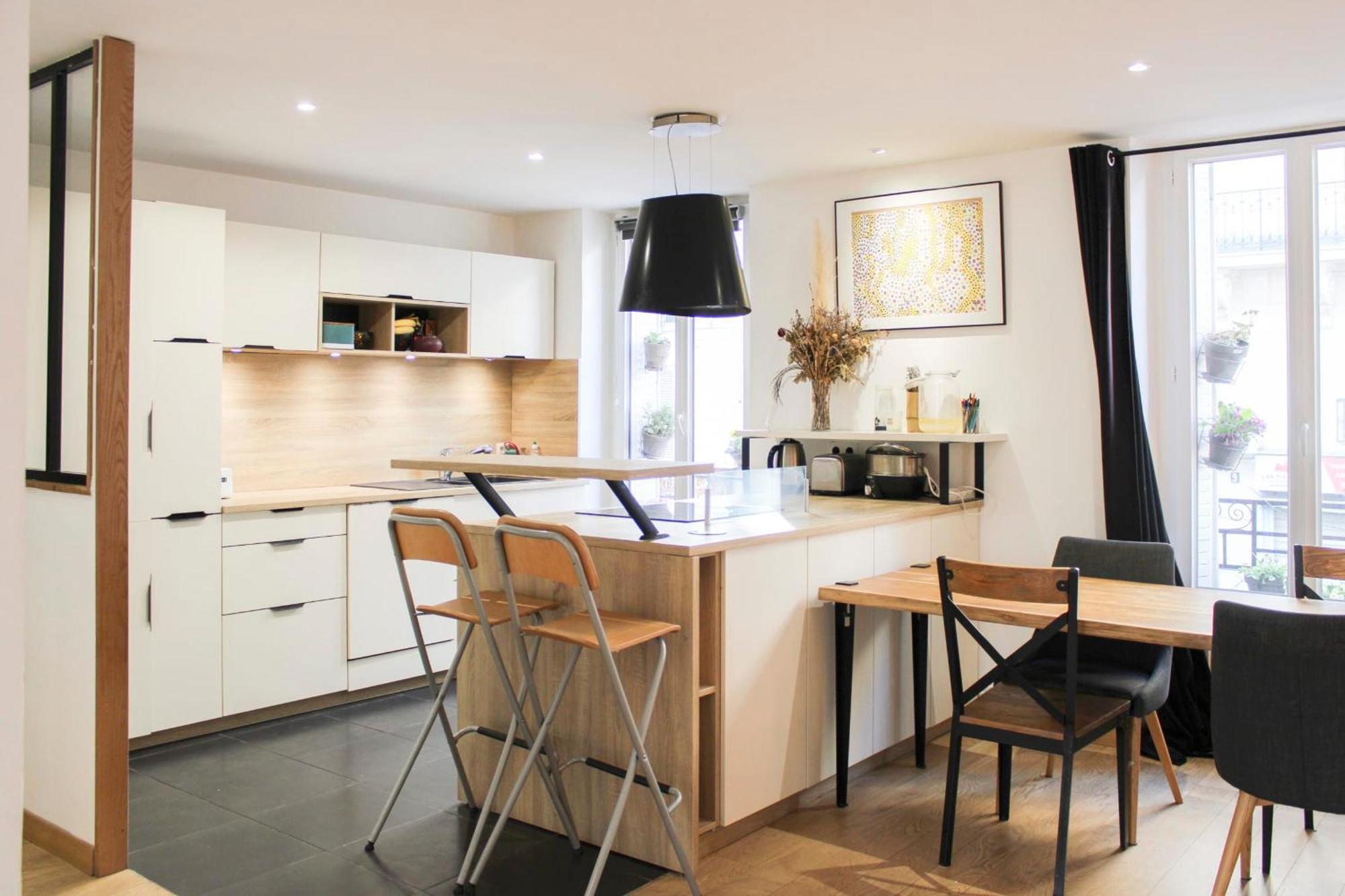 Spacious T4 With Wifi Near Bercy *