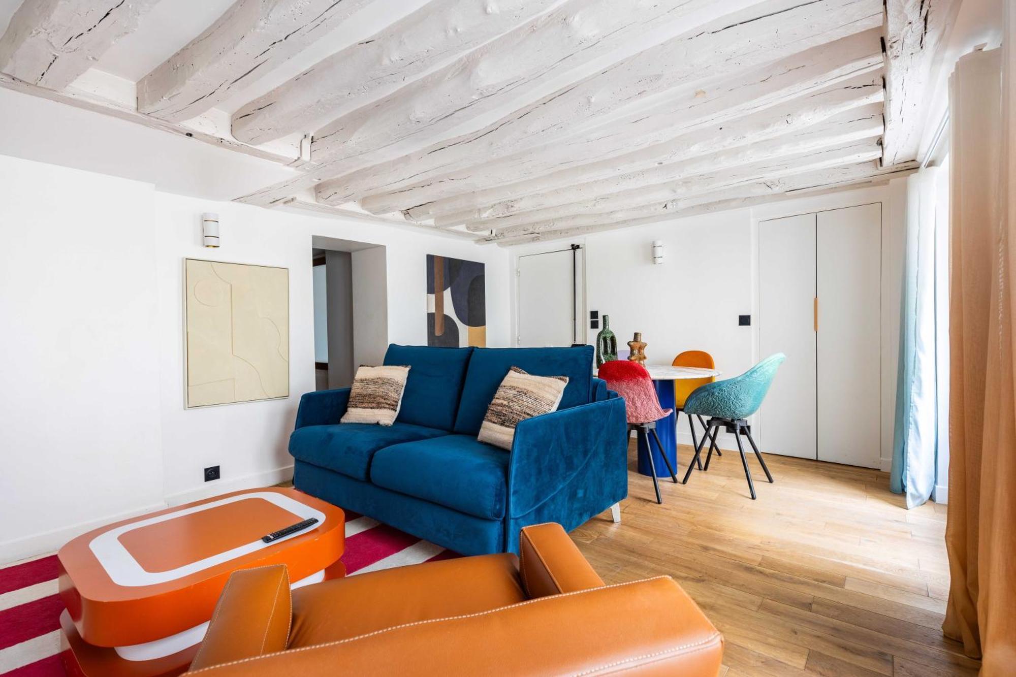 Joyful - 2br-6p - Louvre-rivoli Apartment *