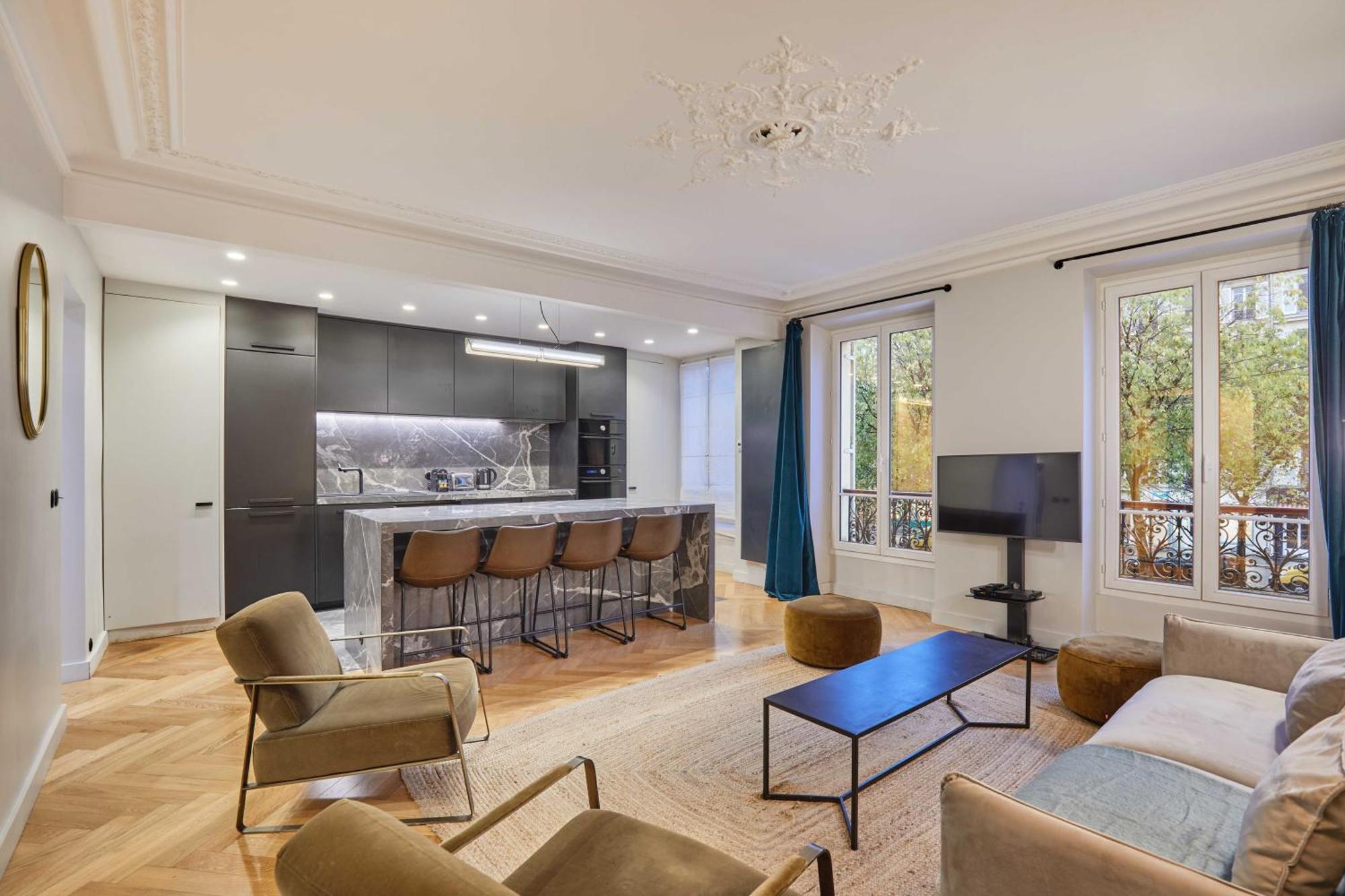 Magnificent - 3br- 8p - Batignolles Apartment Paris