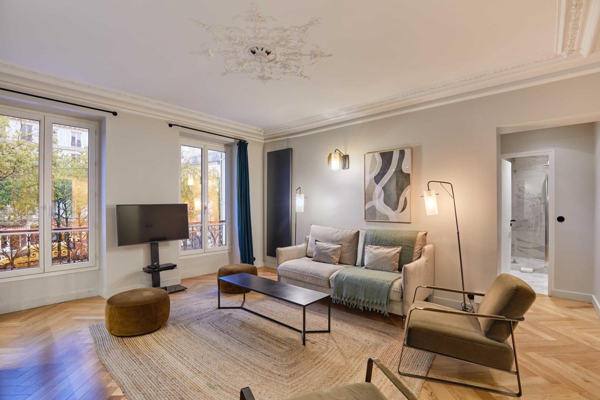 Apartment Magnificent - 3br- 8p - Batignolles *