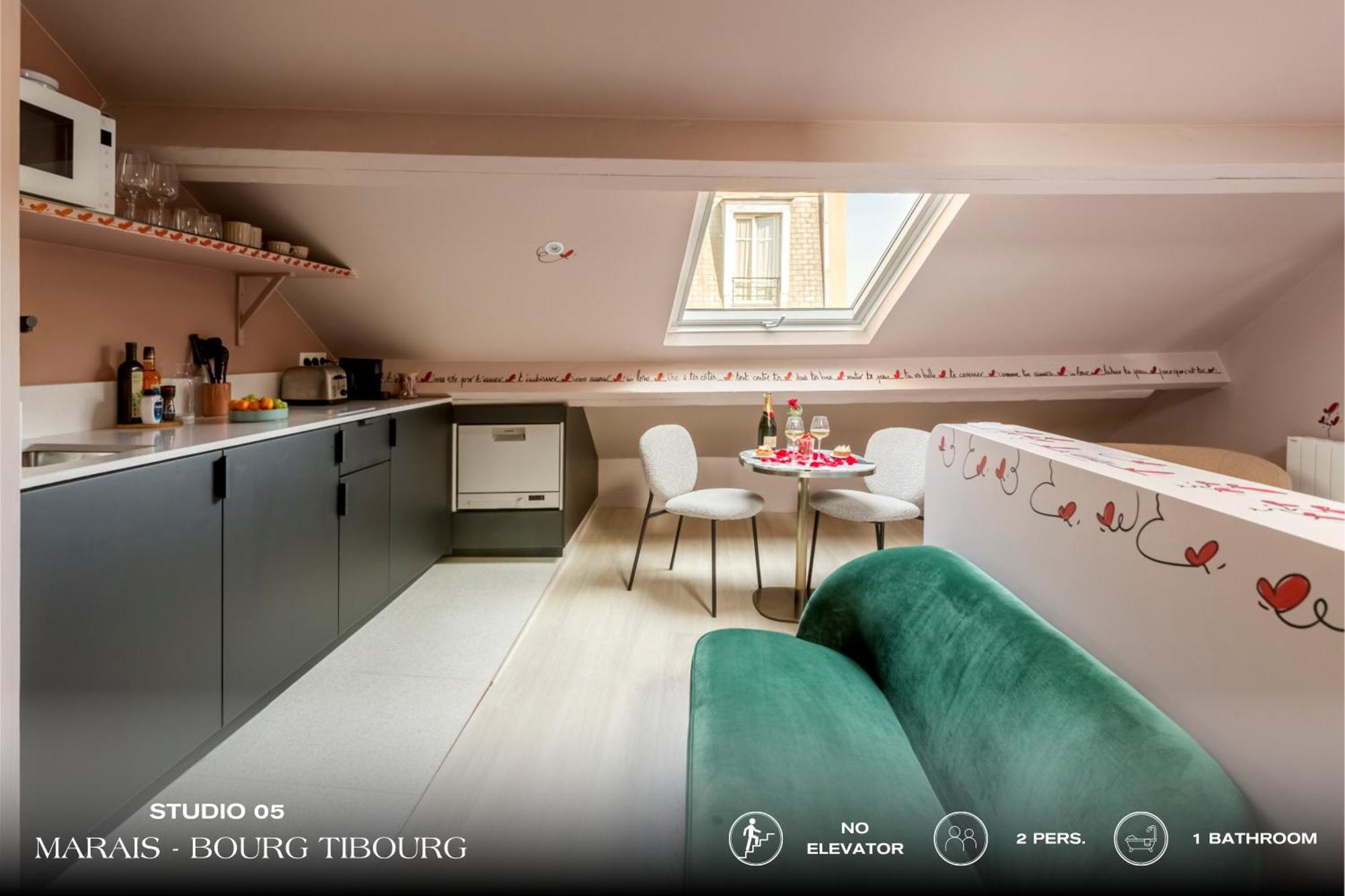 Beauquartier - Marais, Bourg Tibourg Apartment Paris