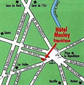 Hotel Meslay Republique Paris