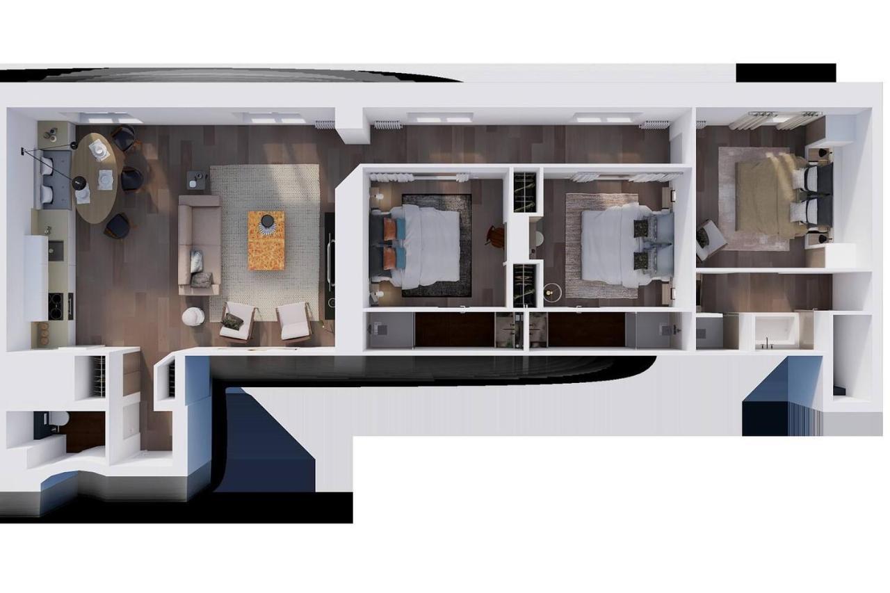 Modern 3bdr/3bath - Louvre Museum/tuileries