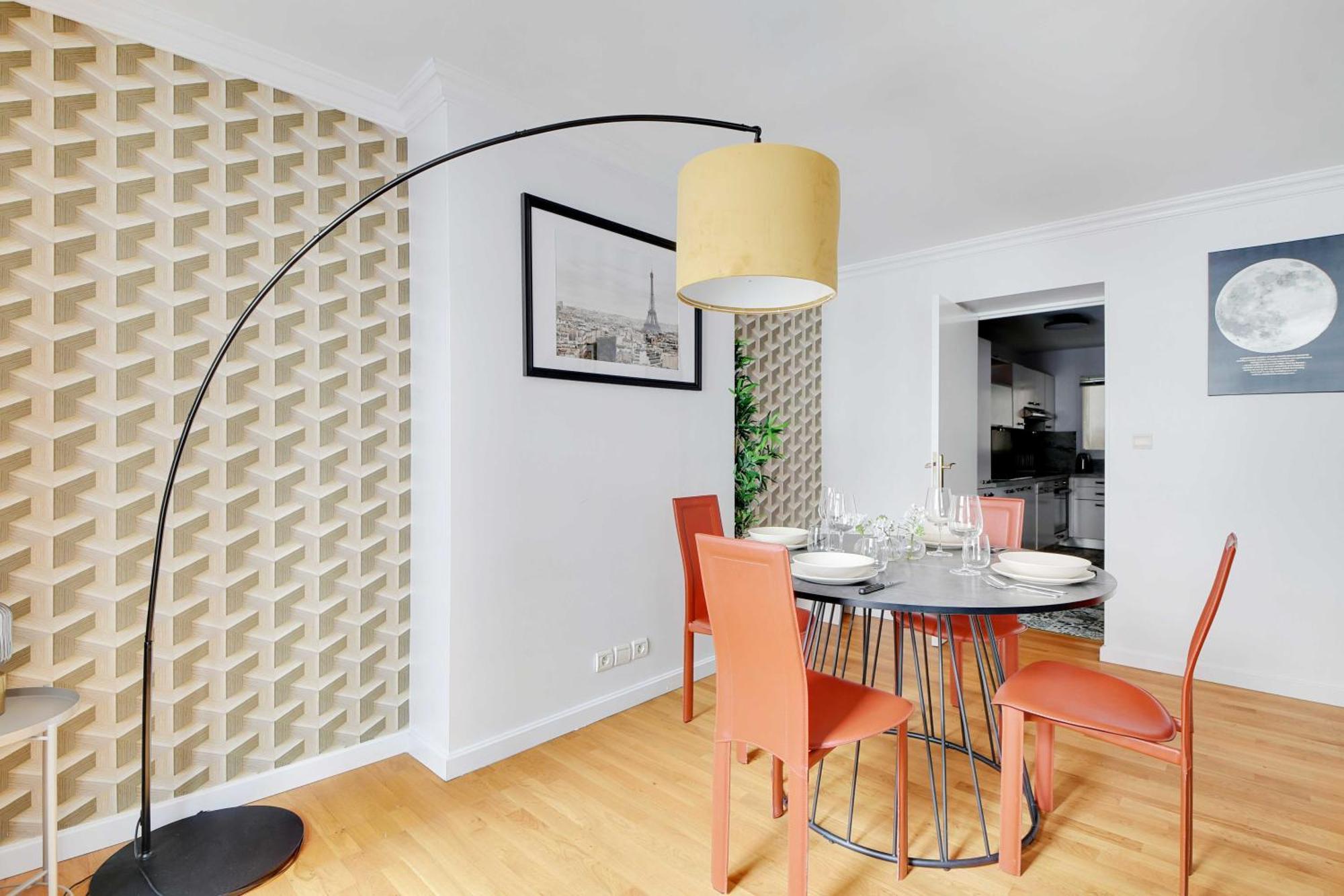 Charming -1br-4p- Arc De Triomphe Appartamento Parigi