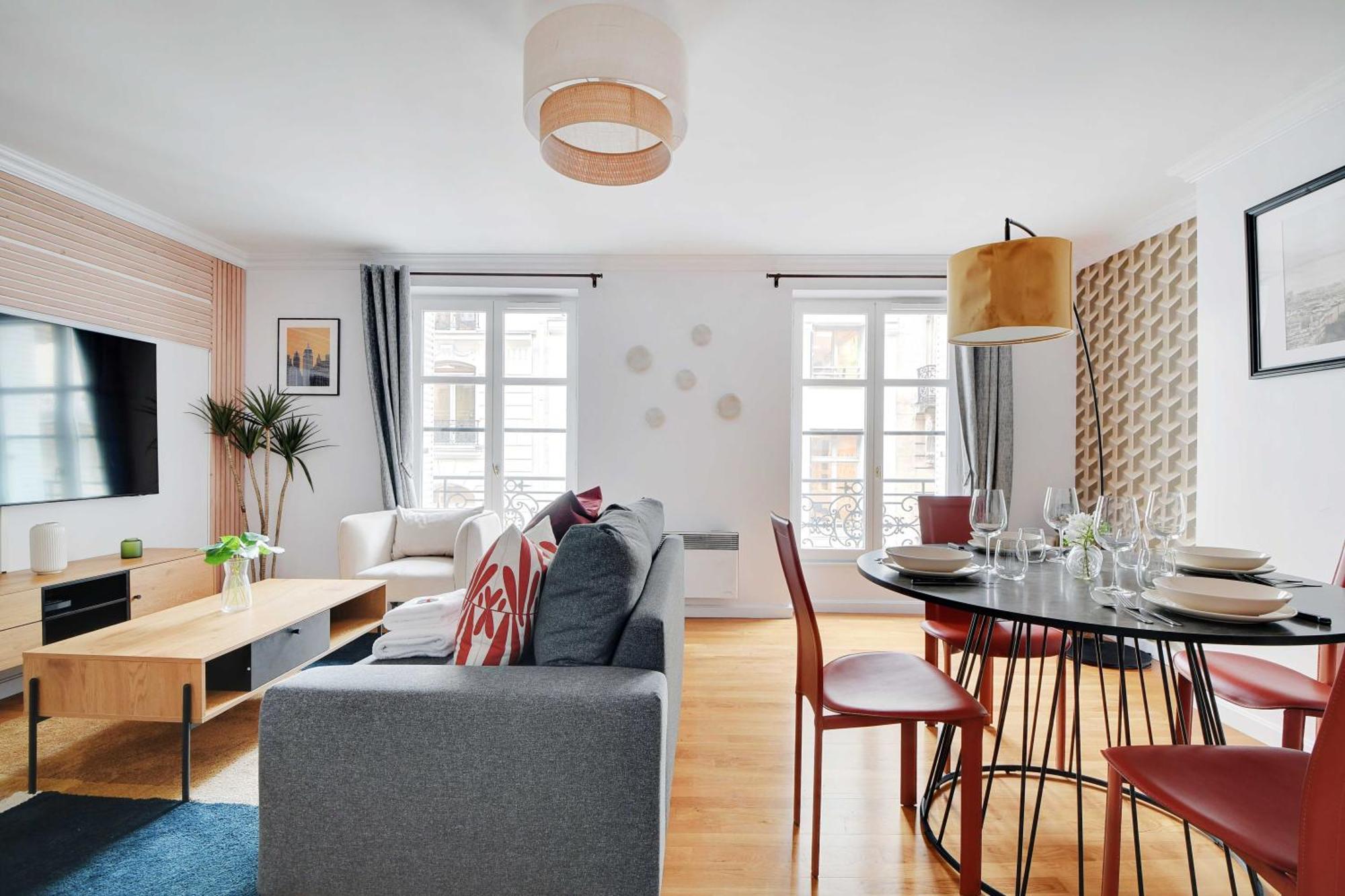 Charming -1br-4p- Arc De Triomphe Appartamento