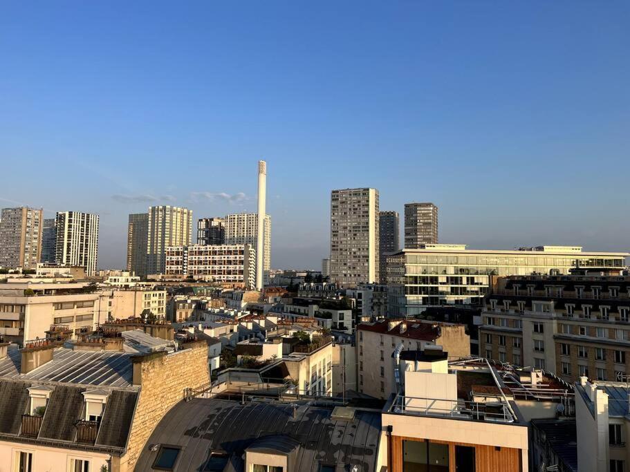 Tour Eiffel - Vue Imprenable Au-dessus Des Toits, Balcon Appartamento Parigi
