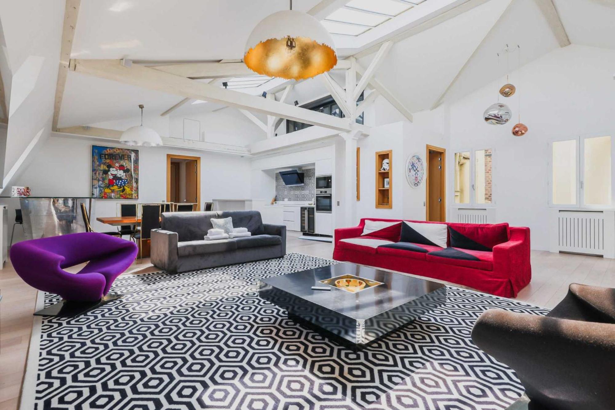 Designer Loft - 2bd-6p- Arc De Triomphe Appartamento Parigi