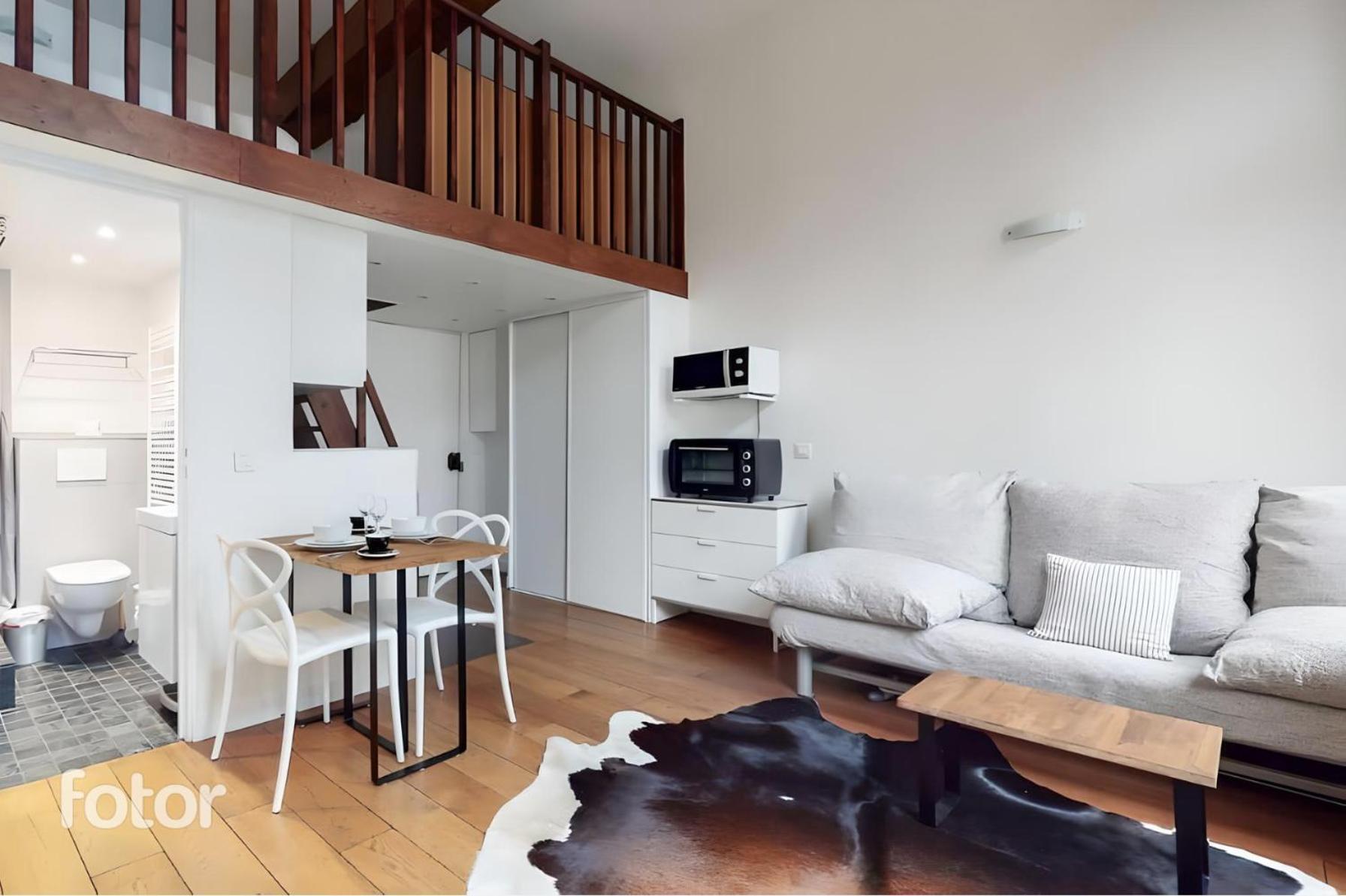 Chez Gustave: Clim Calm,saint Paul Marais, 2guests