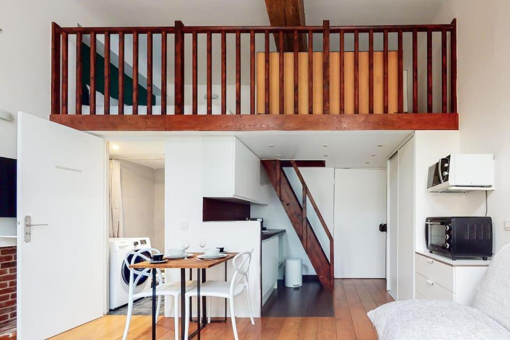 Chez Gustave: Clim Calm,saint Paul Marais, 2guests
