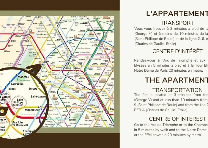 B0#Appart 4Pers#Champs Elysees#Arc De Triomphe