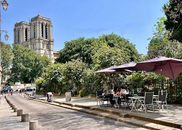 Rooftop Triplex With Garden At Notre Dame