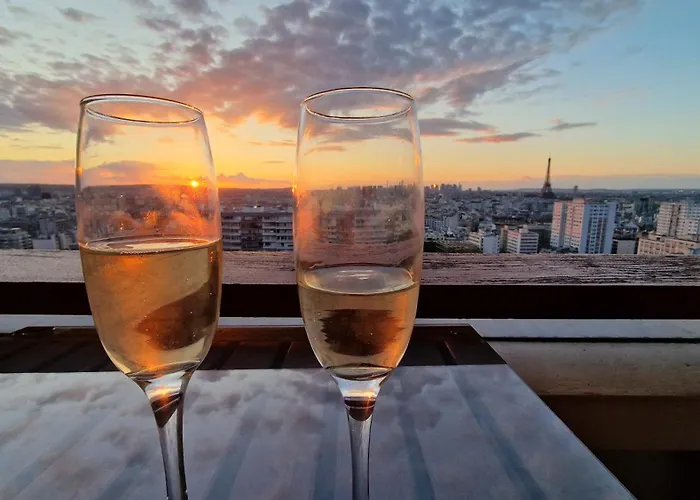 Vue Tour Eiffel - Piscine Privee Rooftop