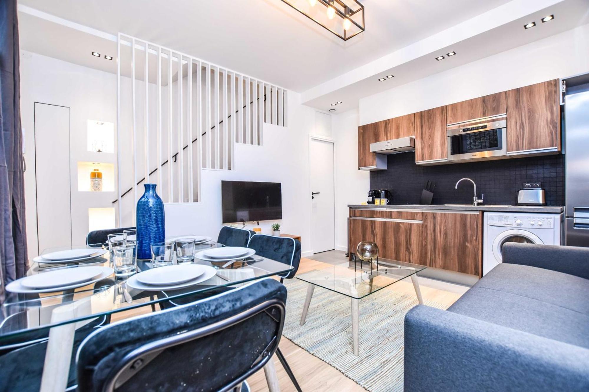 Elegant - 1br-5p - Parc De Belleville Parigi