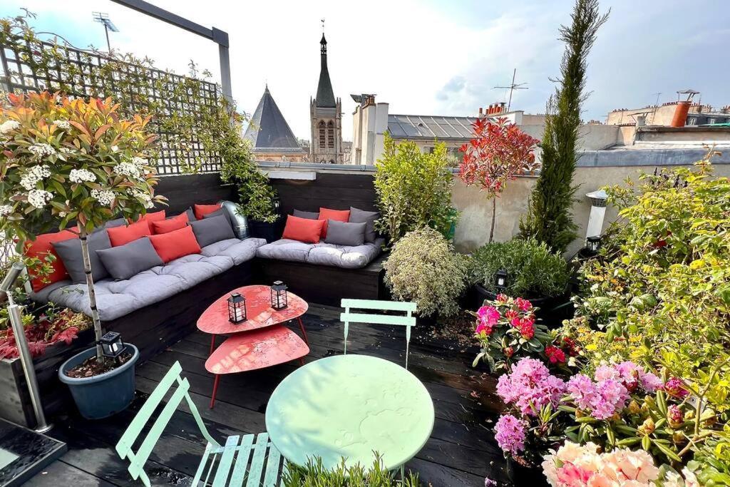 Rooftop Triplex With Garden At Notre Dame Apartment Paris