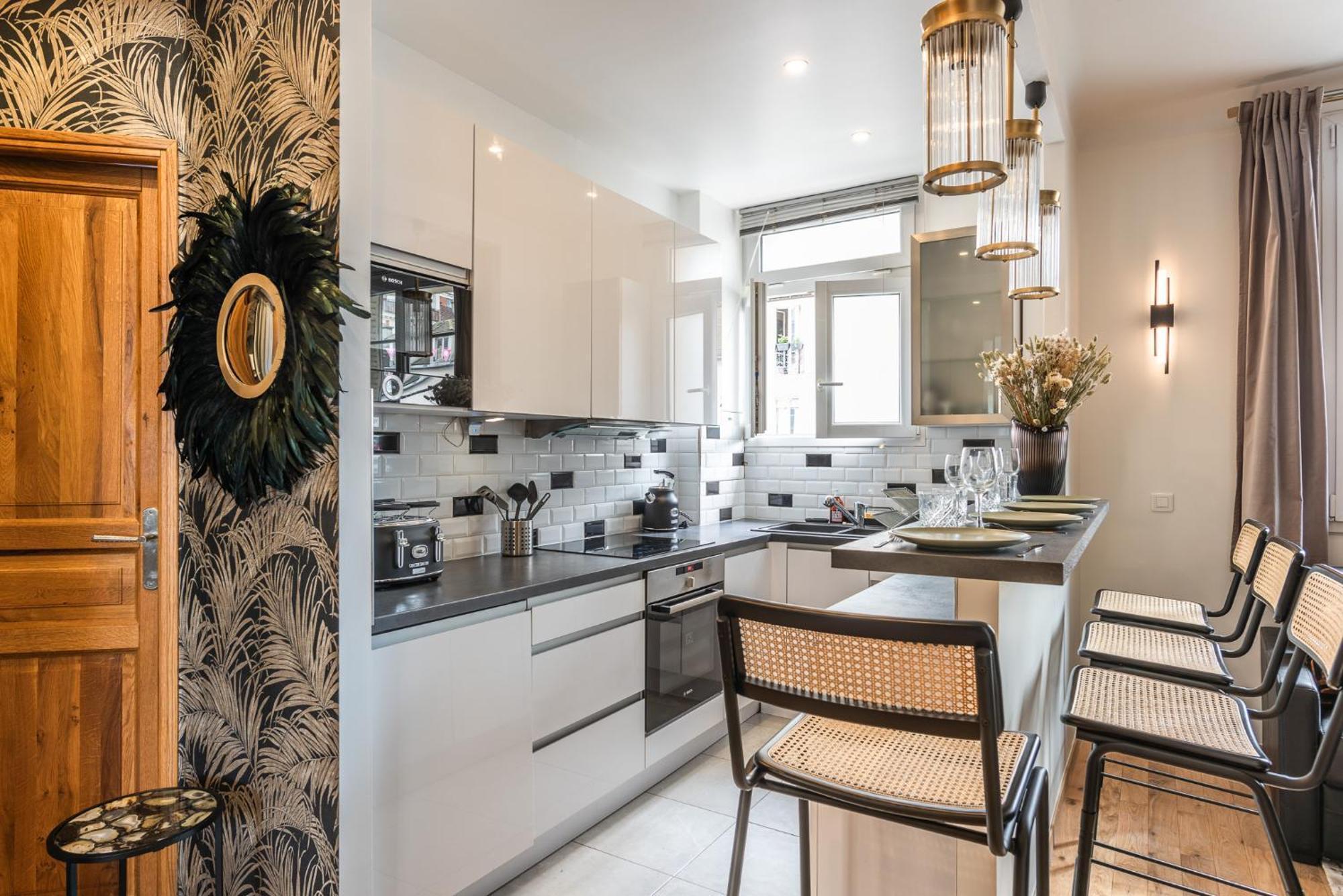 Cosy & Design 4 Guests - Eiffel Tower Apartment