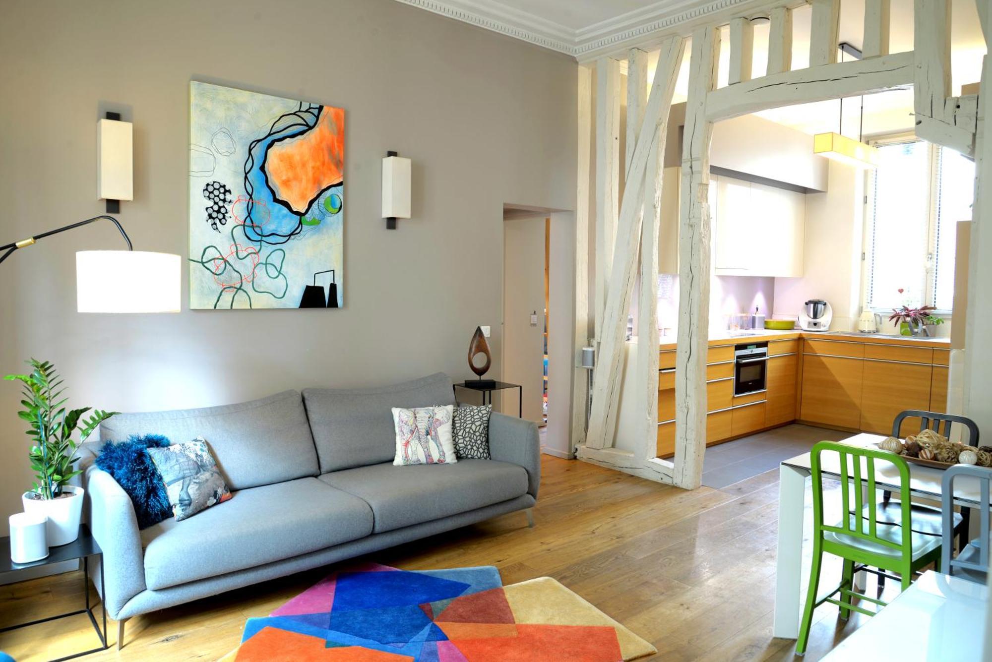 Apartment 4 Pieces Familial, Lumineux & Design