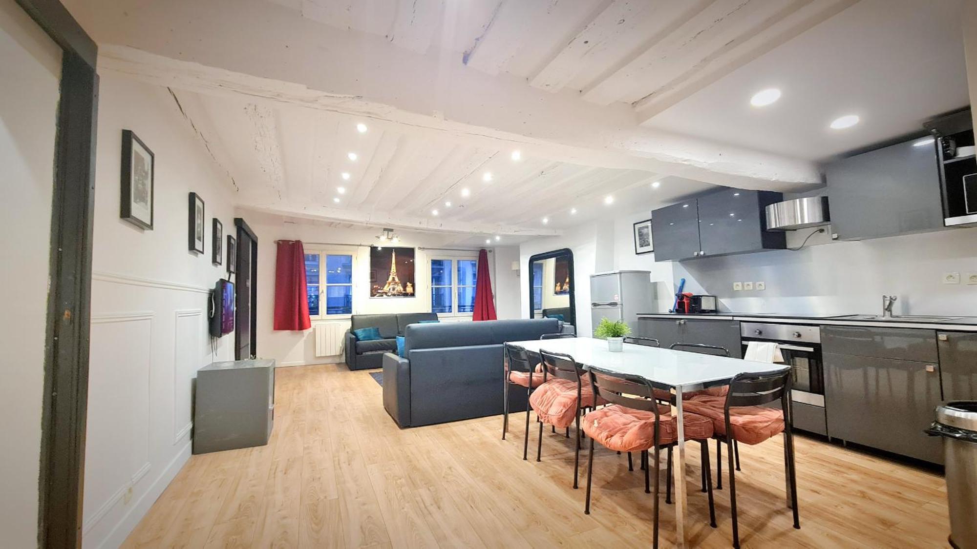 100 - Luxury 2 Bedroom - Beaubourg Marais Appartamento Parigi