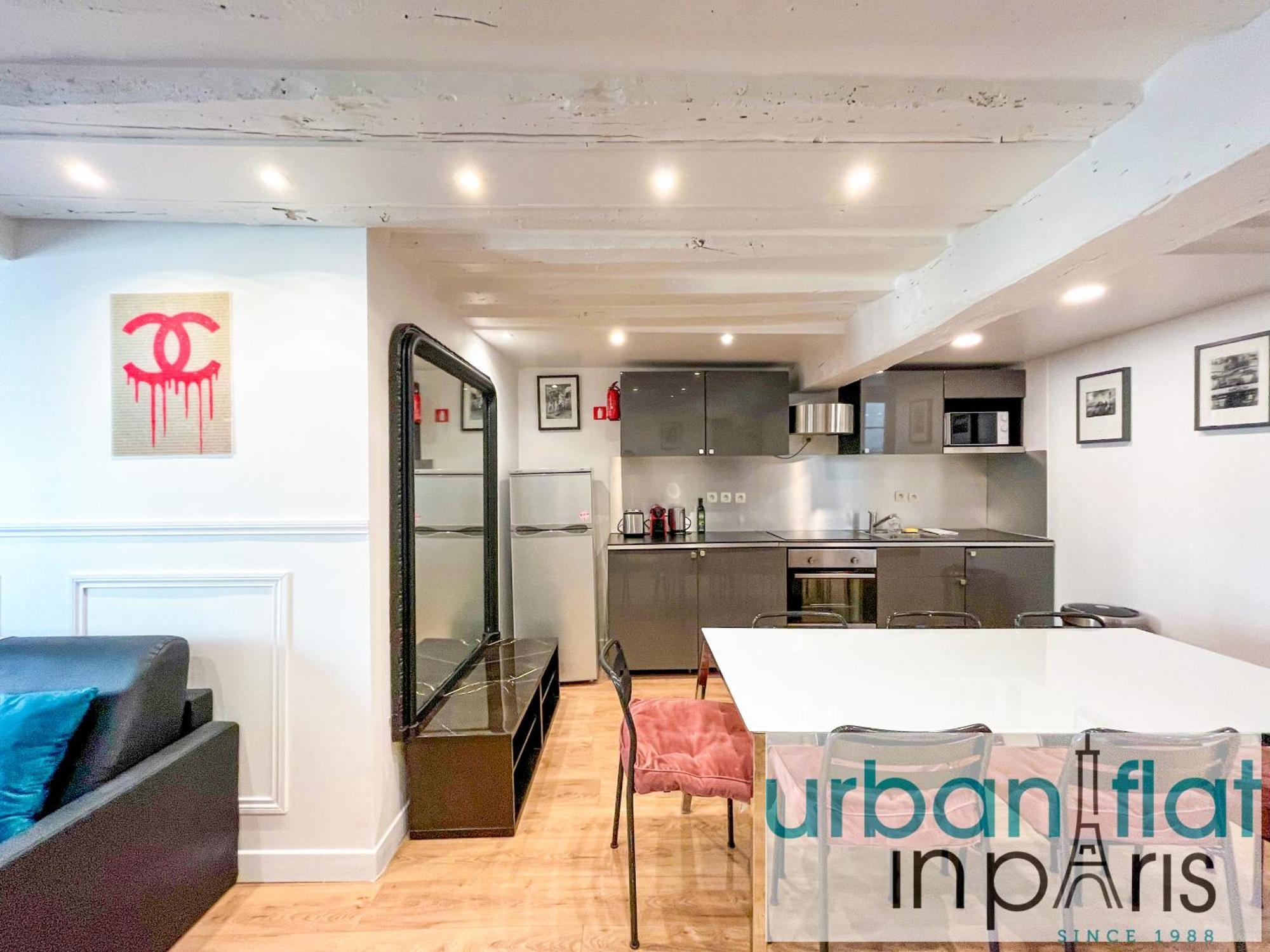 100 - Luxury 2 Bedroom - Beaubourg Marais Appartamento *