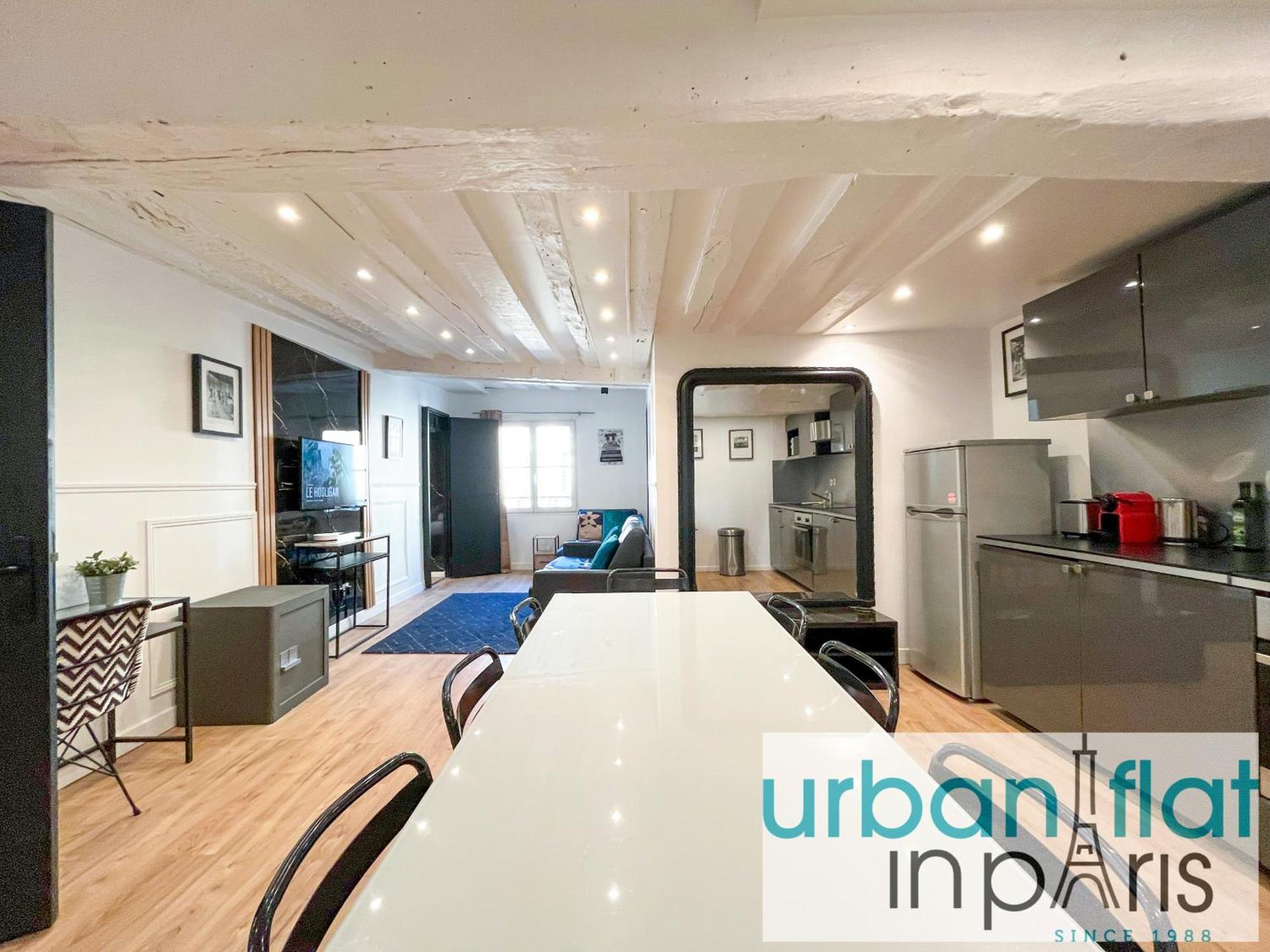 Appartamento 100 - Luxury 2 Bedroom - Beaubourg Marais *