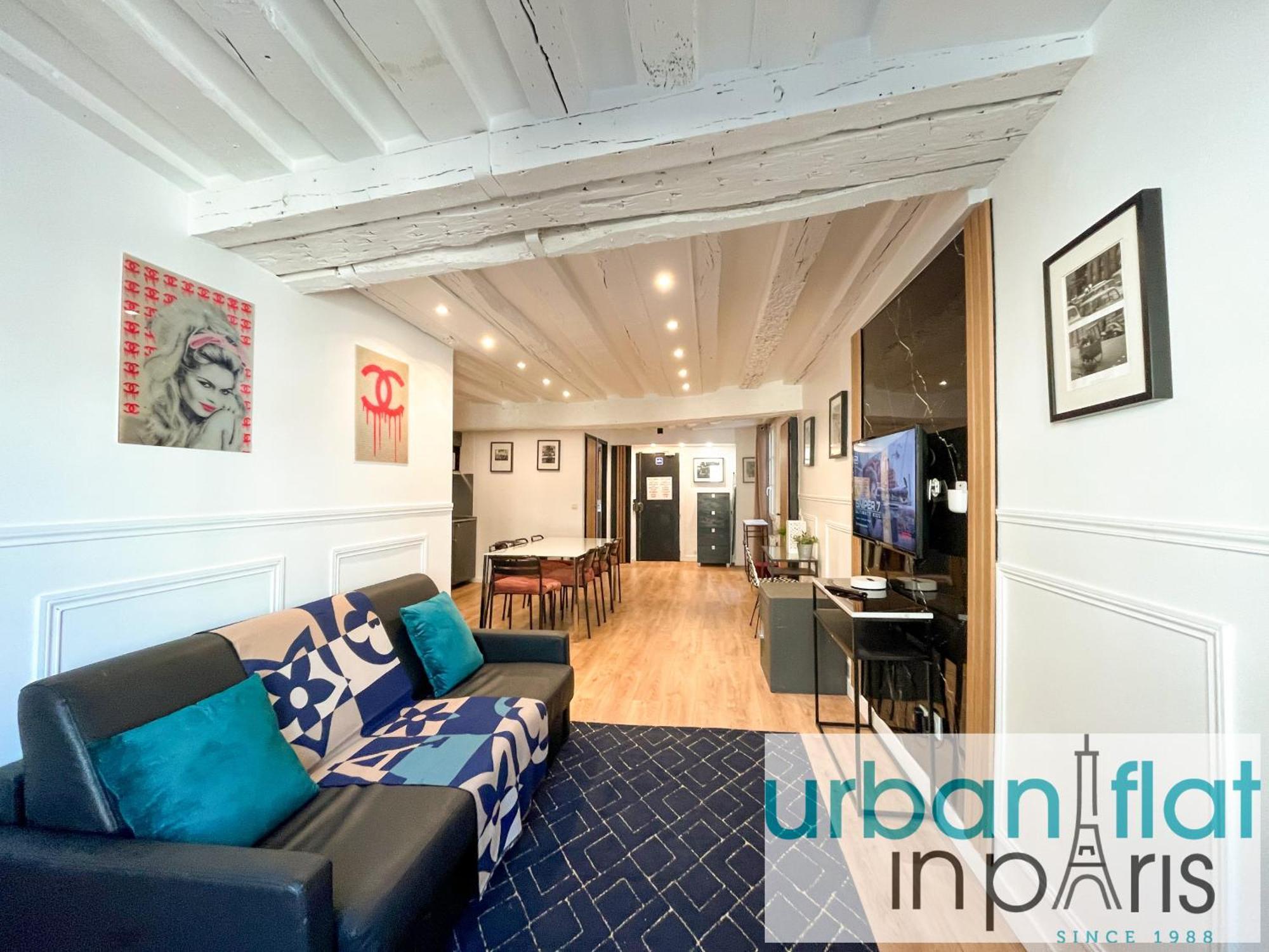 100 - Luxury 2 Bedroom - Beaubourg Marais Appartamento Parigi