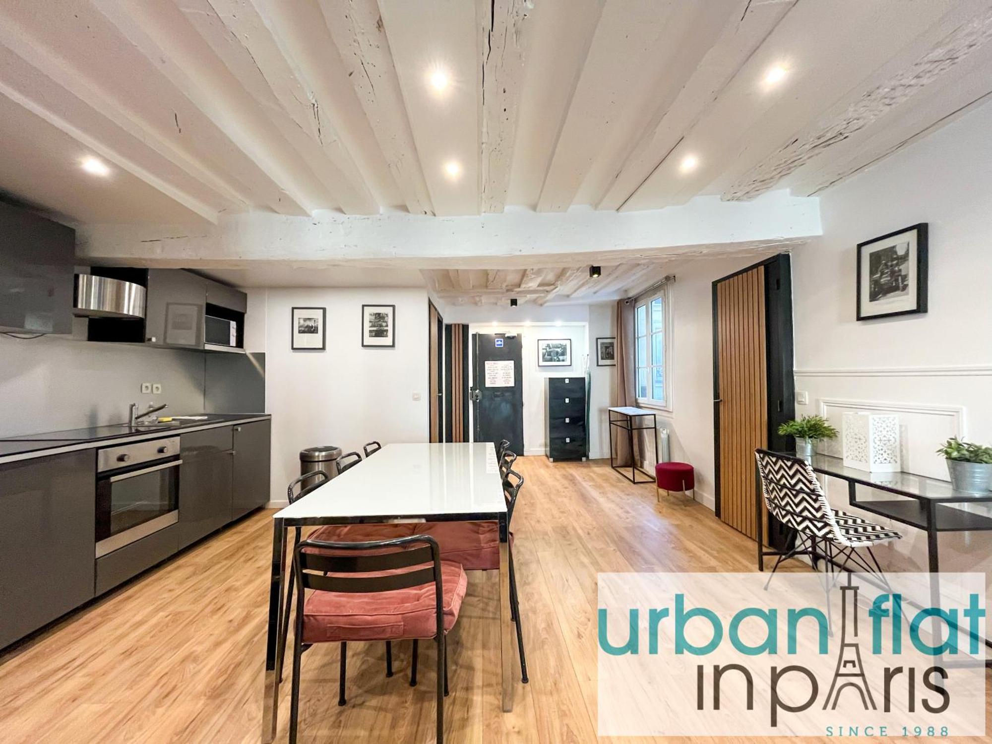 100 - Luxury 2 Bedroom - Beaubourg Marais Appartamento
